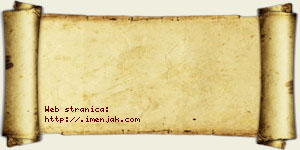 Bane Džaković vizit kartica